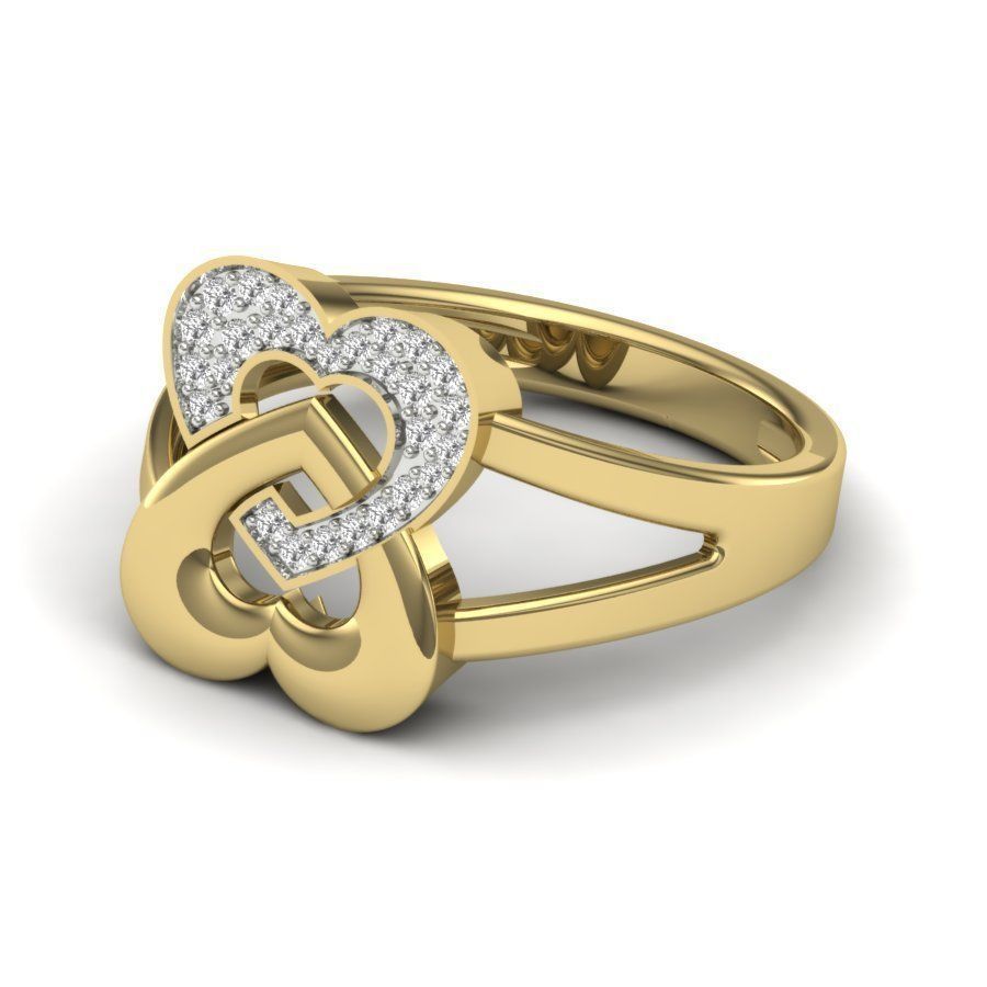 Women ring 3dm render detail 3D print model 3D print model_4