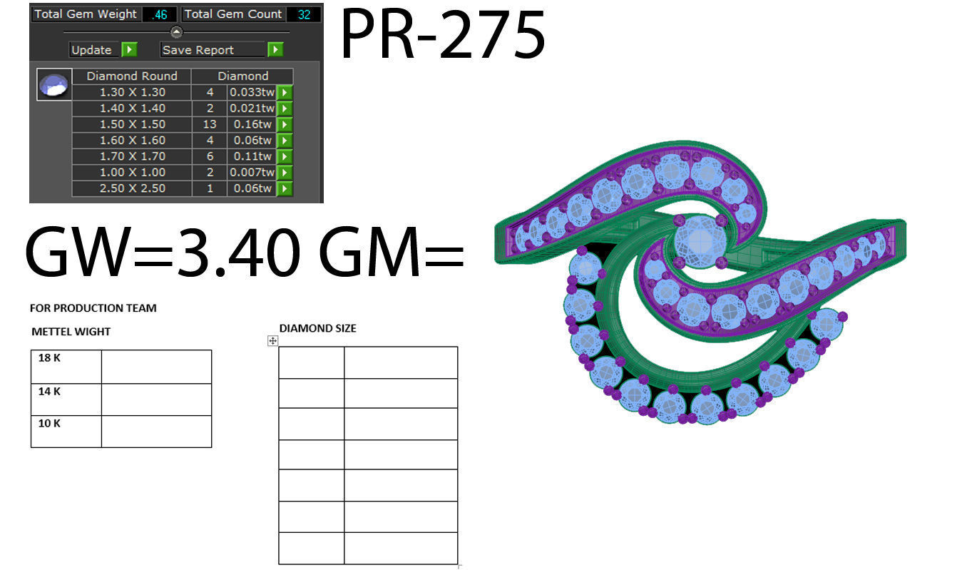 Women ring 3dm render detail 3D print model 3D print model_5