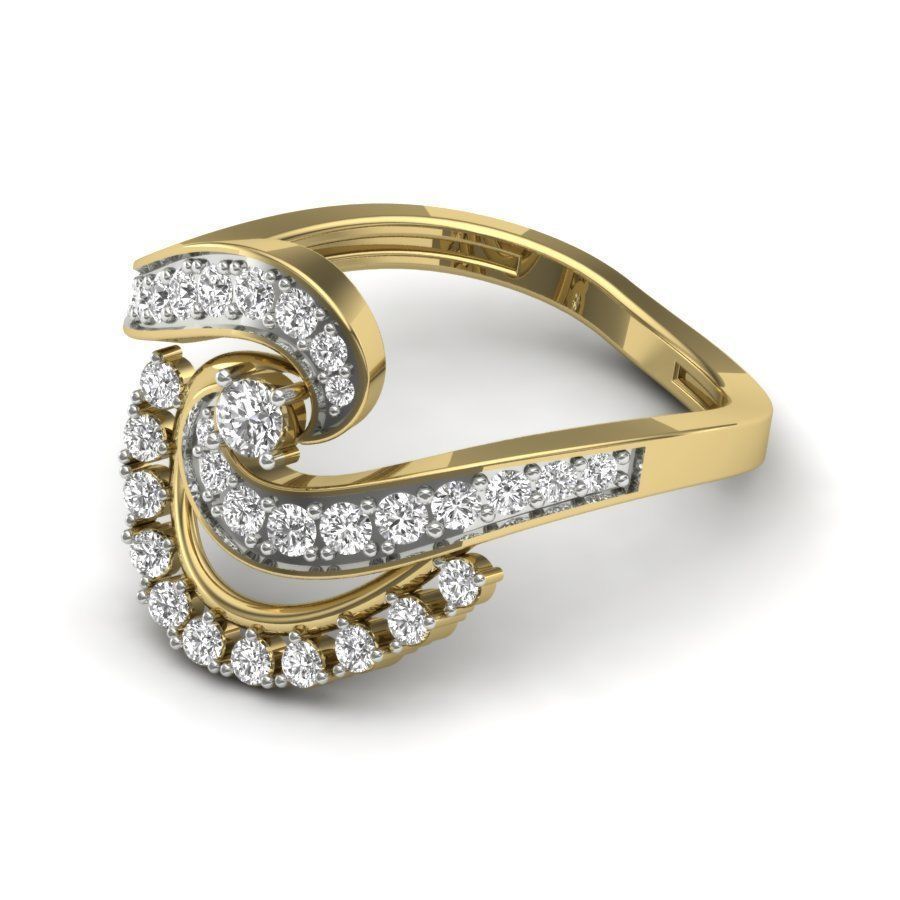 Women ring 3dm render detail 3D print model 3D print model_4