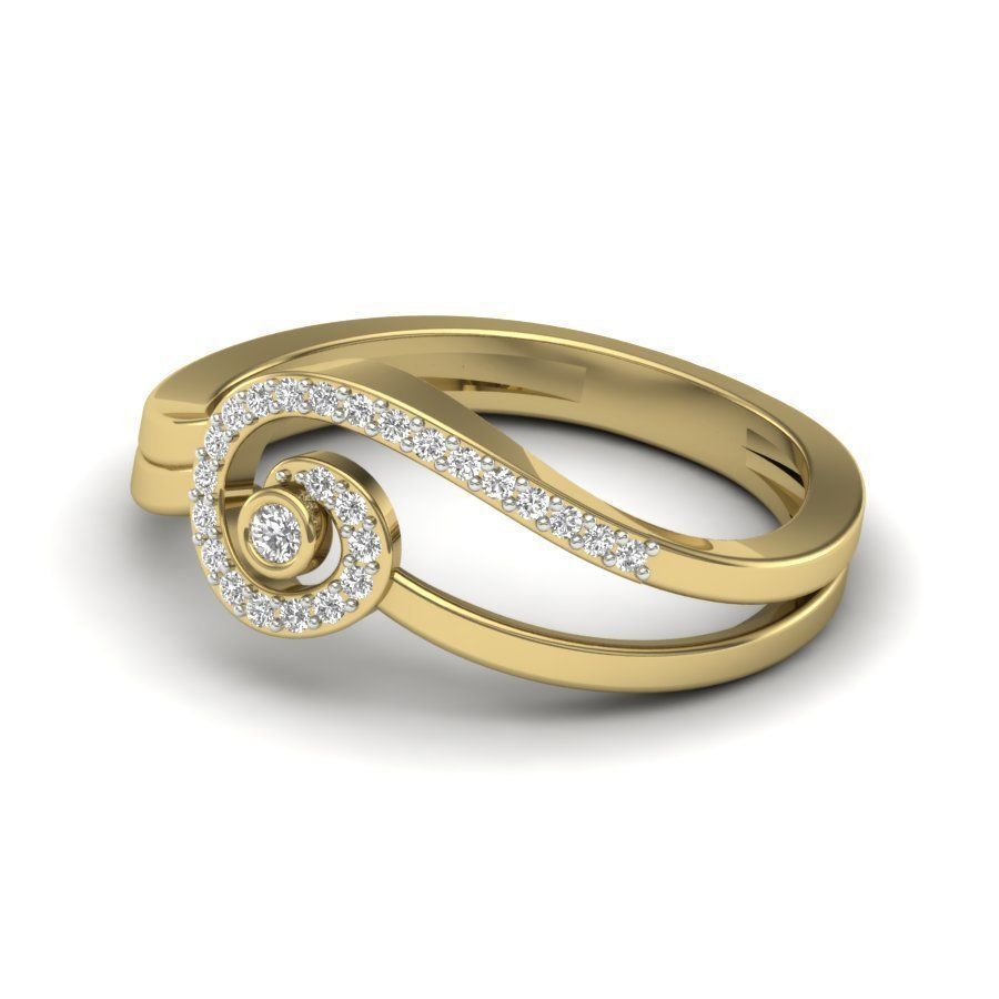 Women ring 3dm render detail 3D print model 3D print model_4
