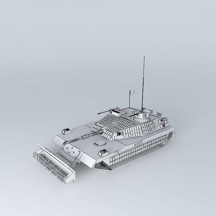 Mini Tank for the airborne troops Free 3D model_3