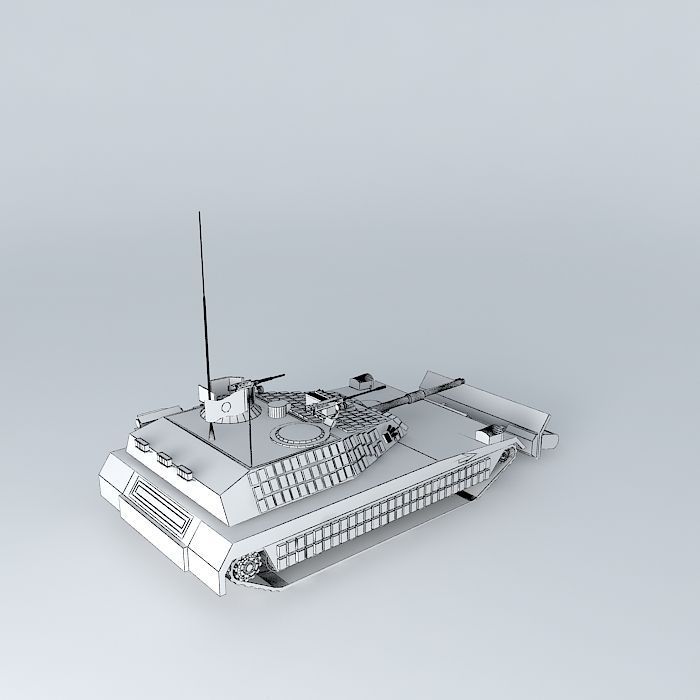Mini Tank for the airborne troops Free 3D model_4