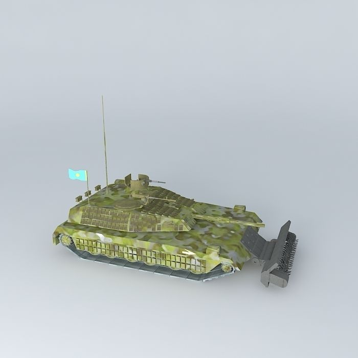 Mini Tank for the airborne troops Free 3D model_1