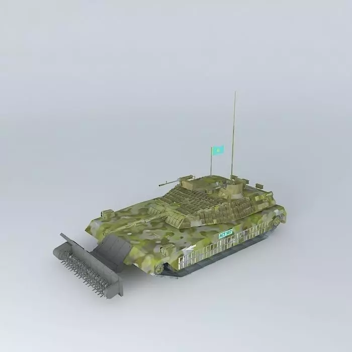 Mini Tank for the airborne troops Free 3D model_0