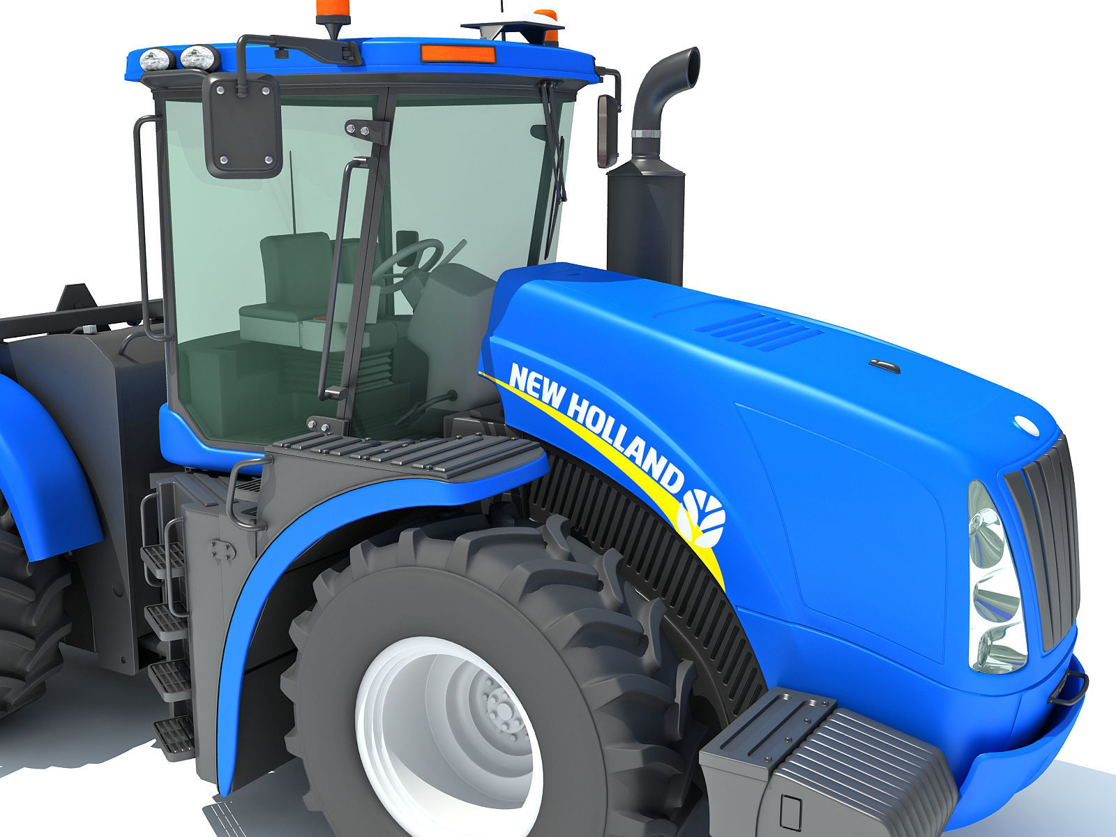 Tractor New Holland 3D model_12