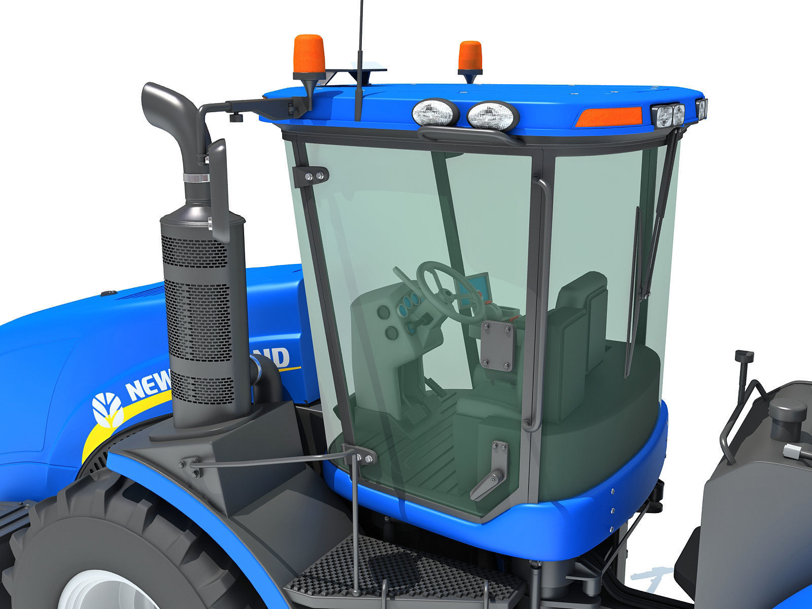 Tractor New Holland 3D model_11