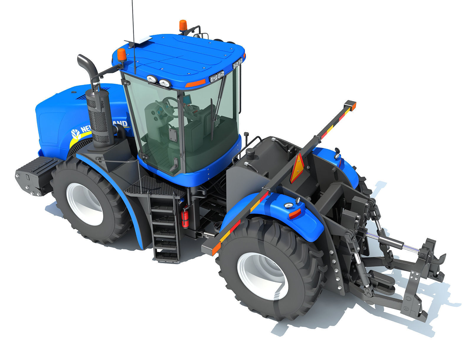 Tractor New Holland 3D model_3