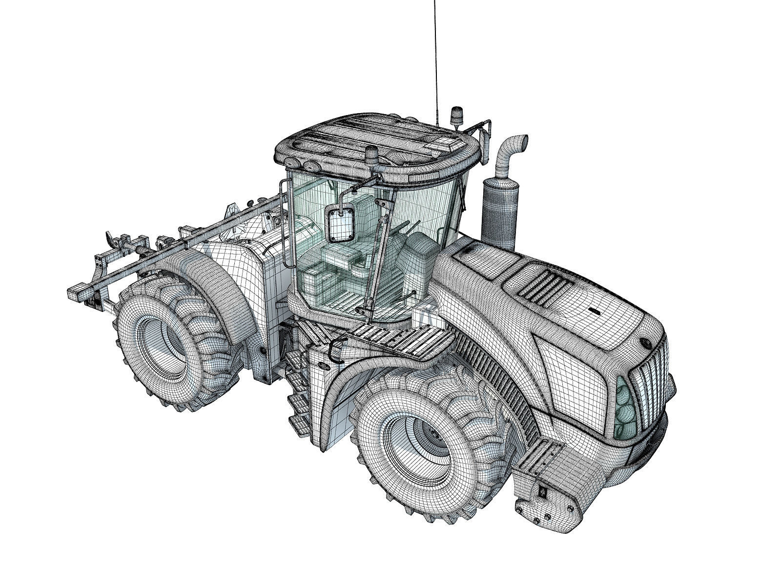 Tractor New Holland 3D model_17