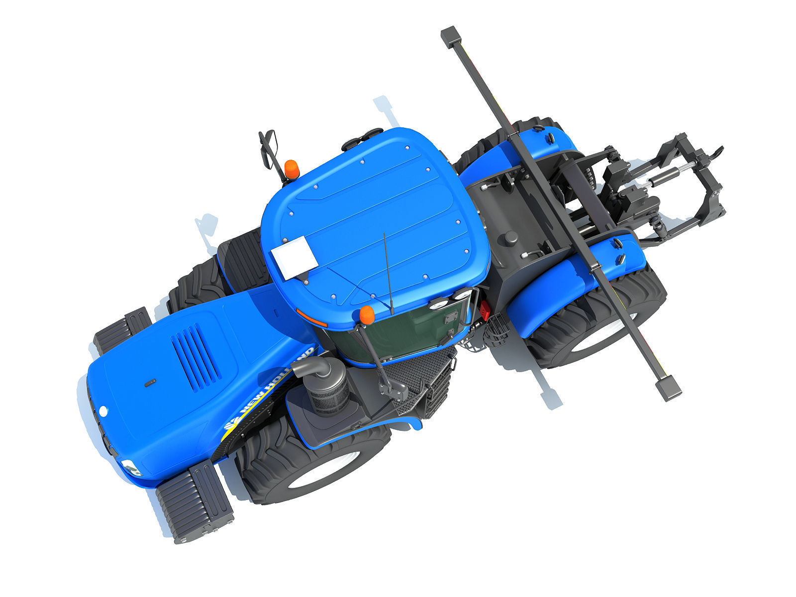 Tractor New Holland 3D model_10