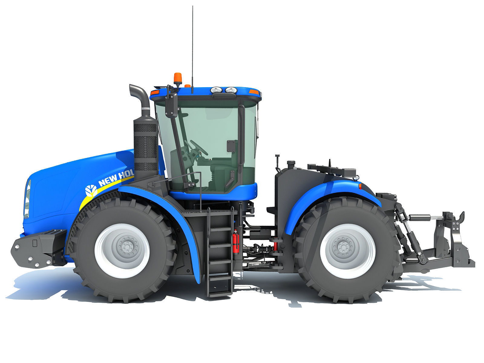 Tractor New Holland 3D model_2