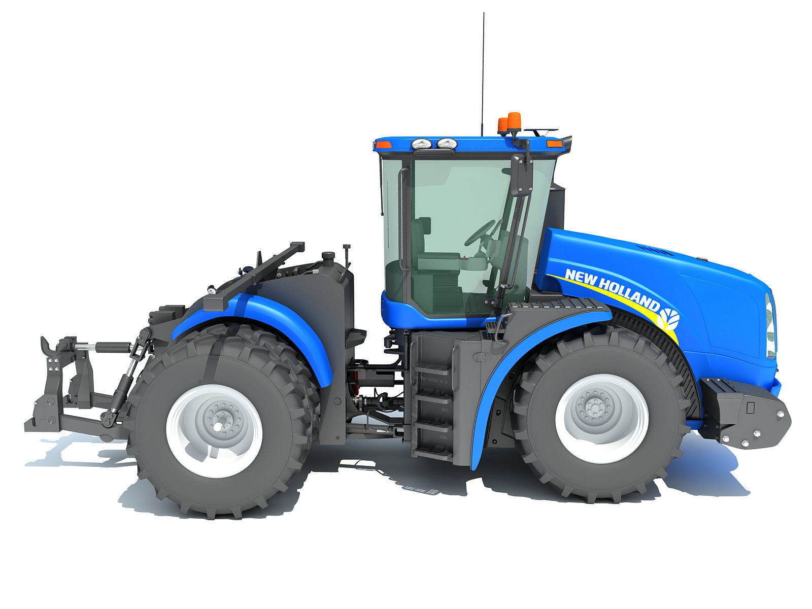 New Holland Tractor 3D model_6