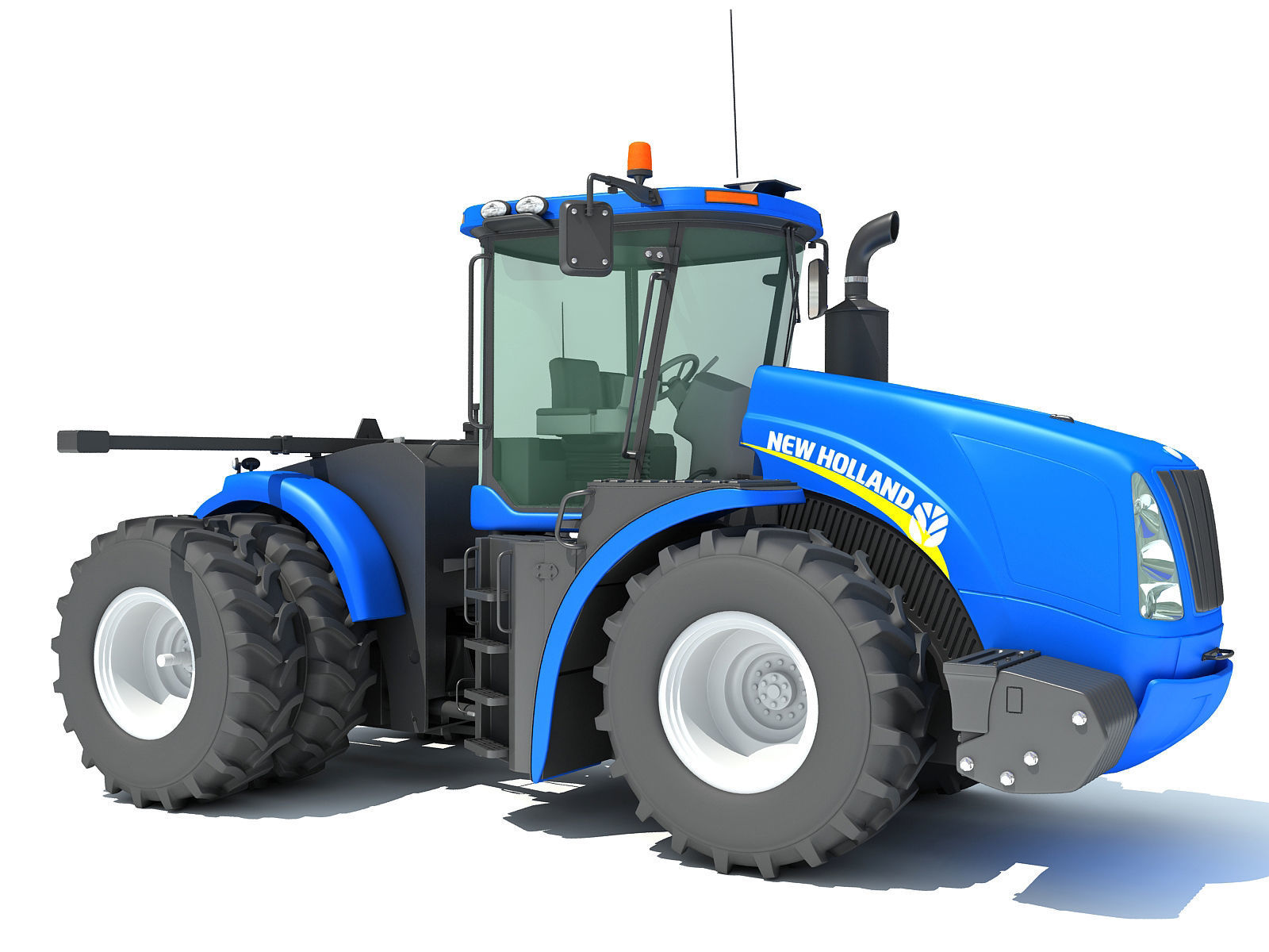 New Holland Tractor 3D model_7