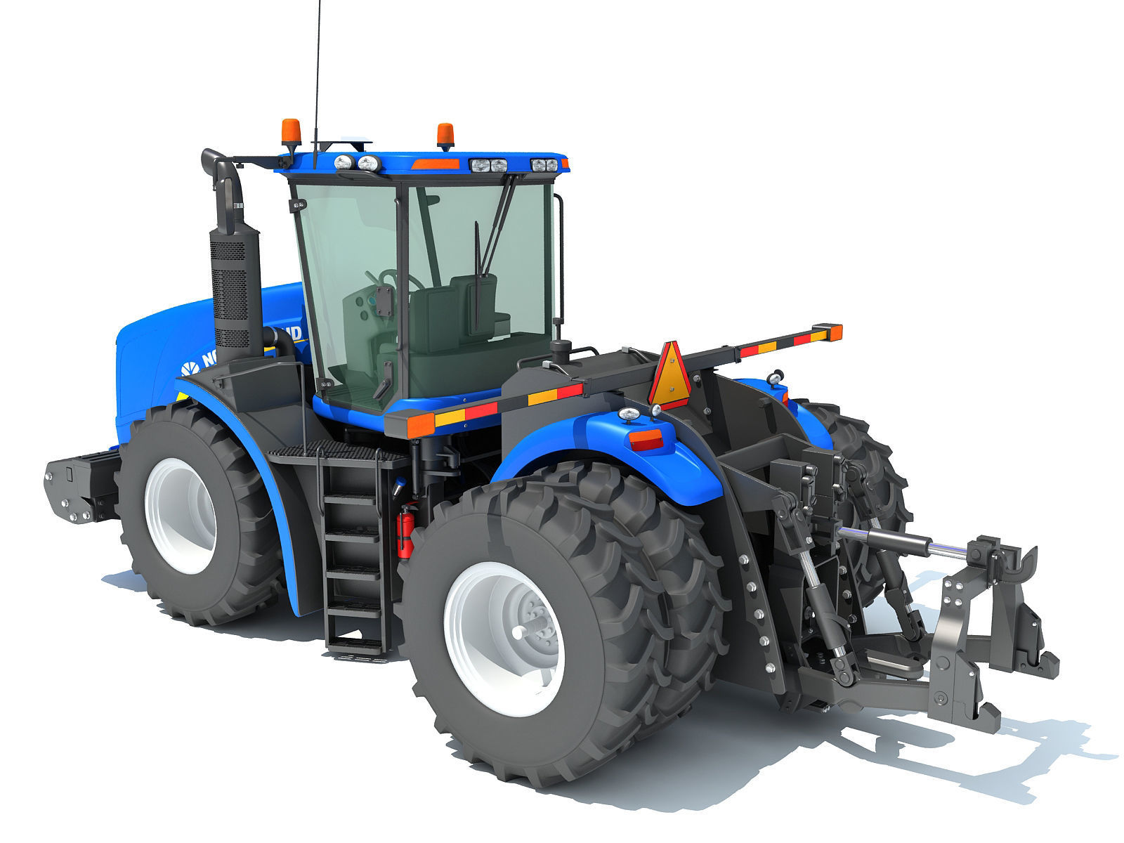 New Holland Tractor 3D model_2