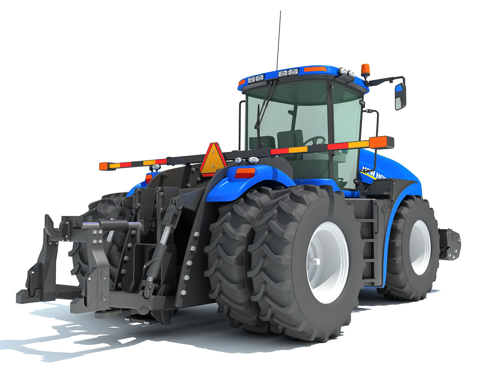 New Holland Tractor 3D model_5