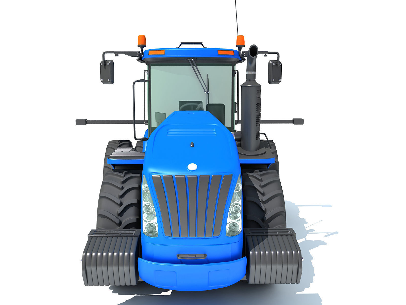 New Holland Tractor 3D model_9