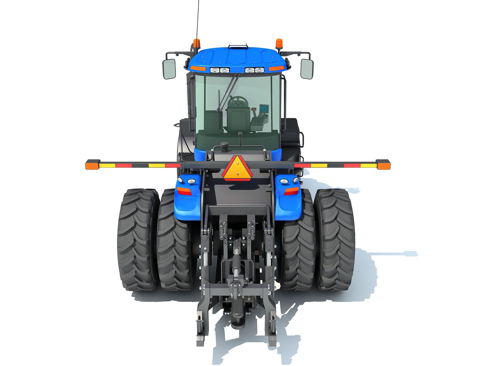 New Holland Tractor 3D model_4
