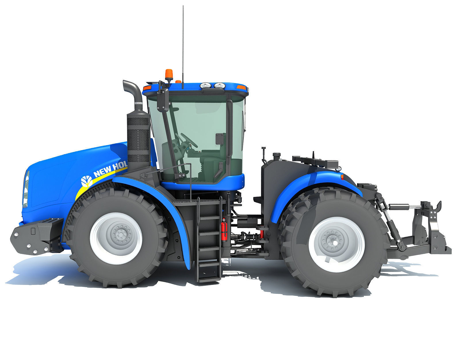 New Holland Tractor 3D model_1