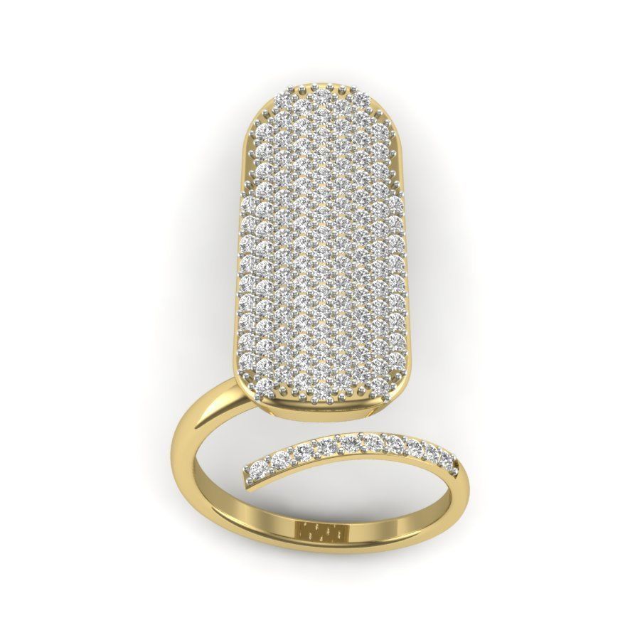 Women ring 3dm render detail 3D print model 3D print model_1