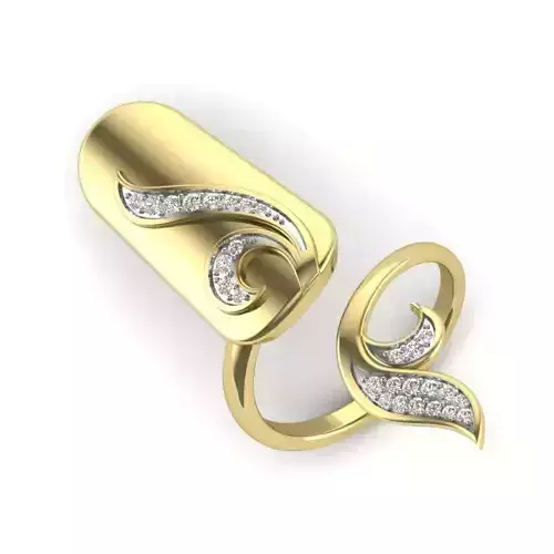 Women ring 3dm render detail 3D print model