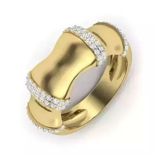 Women ring 3dm render detail 3D print model