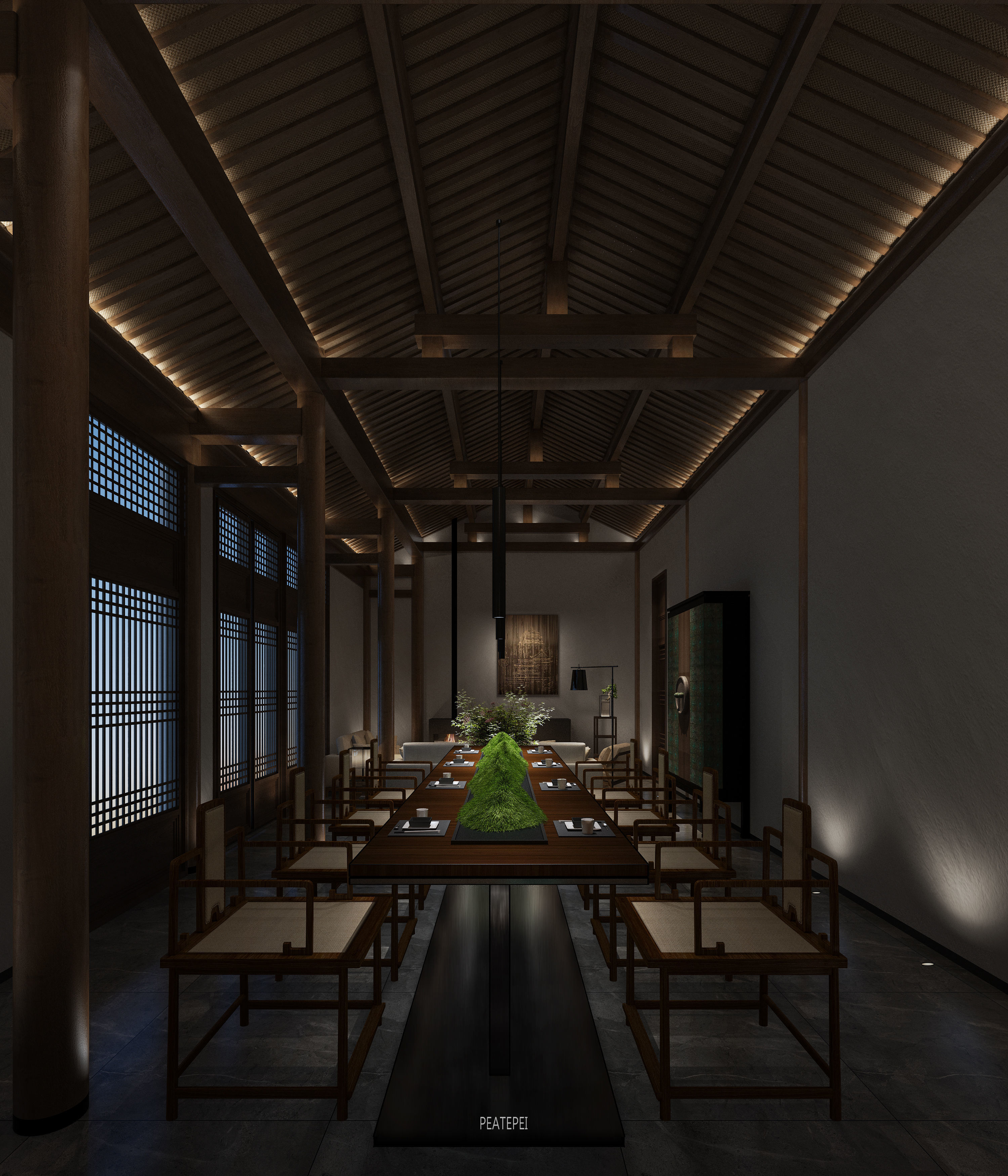 living room 3D model_1