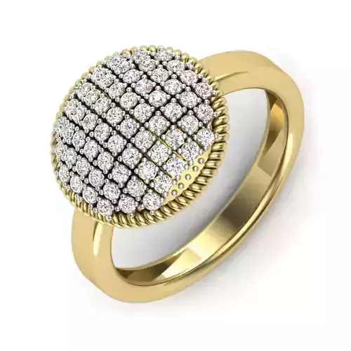 Women ring 3dm render detail 3D print model