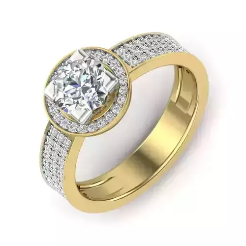 Women ring 3dm render detail 3D print model