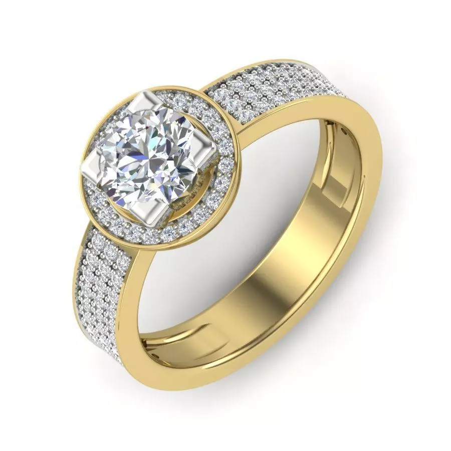 Women ring 3dm render detail 3D print model 3D print model_0