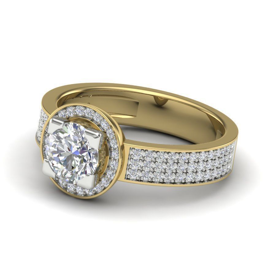 Women ring 3dm render detail 3D print model 3D print model_4