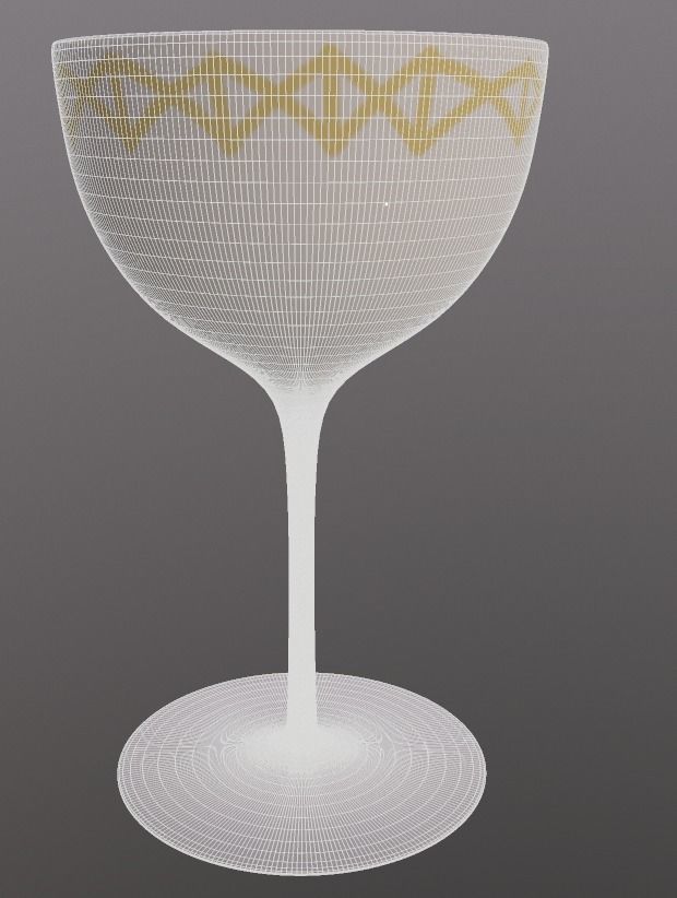 Wine Cup Free low-poly 3D model_2