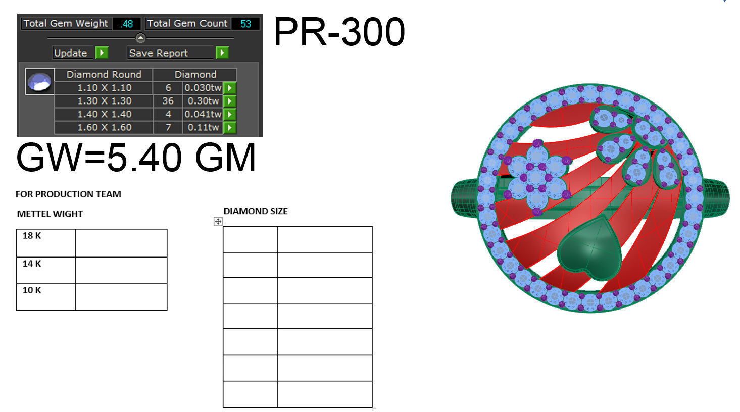 Women ring 3dm render detail 3D print model 3D print model_5