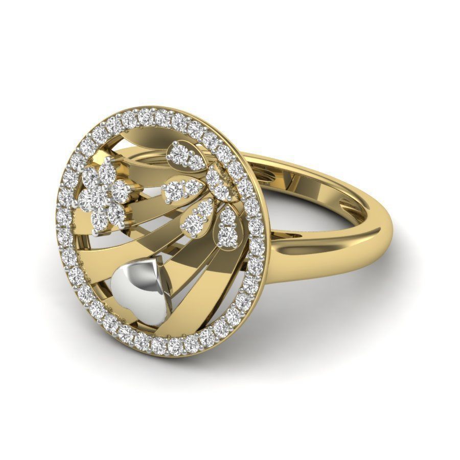 Women ring 3dm render detail 3D print model 3D print model_4