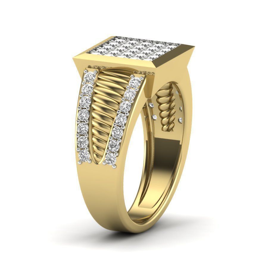 Male ring 3dm render detail 3D print model 3D print model_3