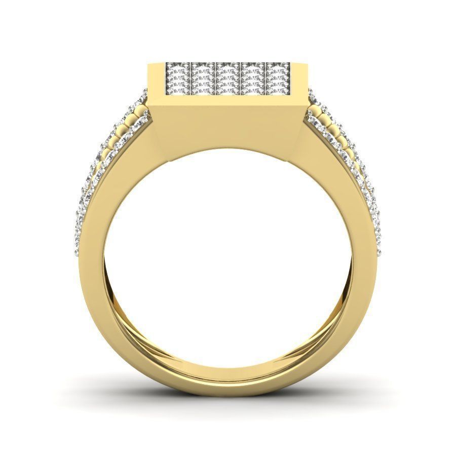 Male ring 3dm render detail 3D print model 3D print model_2