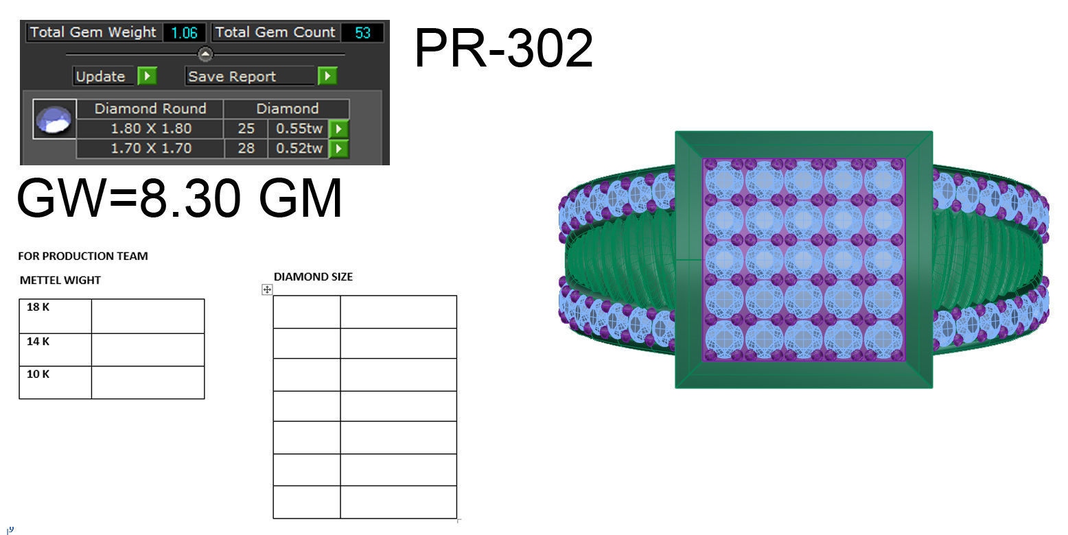 Male ring 3dm render detail 3D print model 3D print model_5