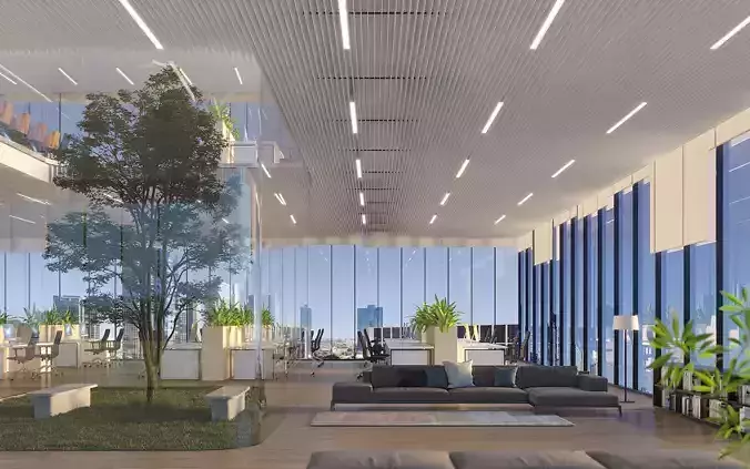 Corporate office 3D model