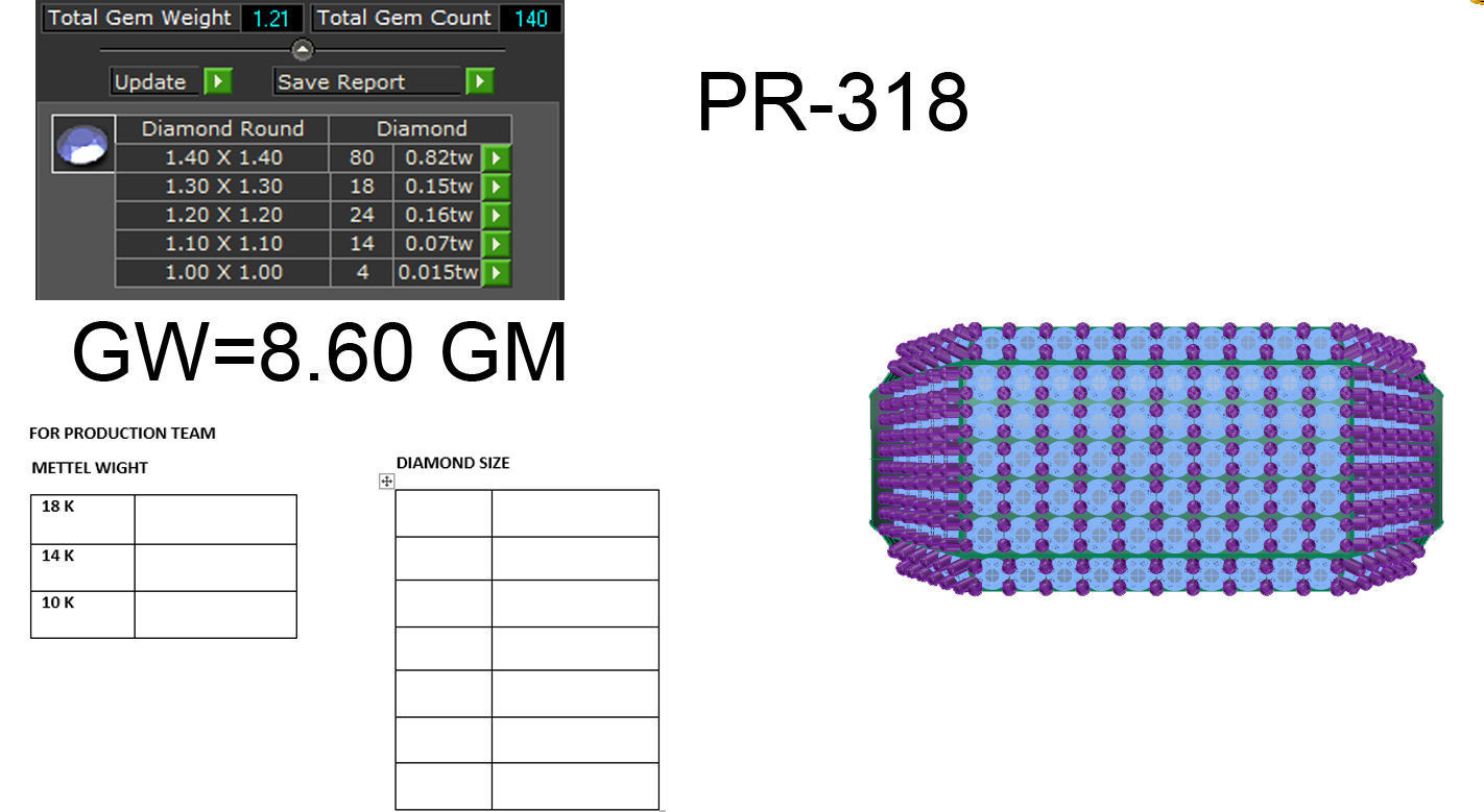 Male diamond ring 3dm render detail 3D print model 3D print model_5