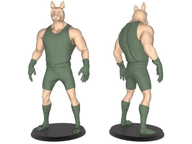 Beast Man of Rabbit 3D print model
