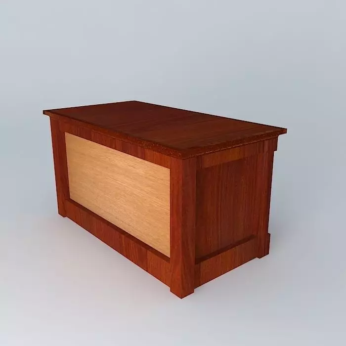 cabinet in mahogany Free 3D model