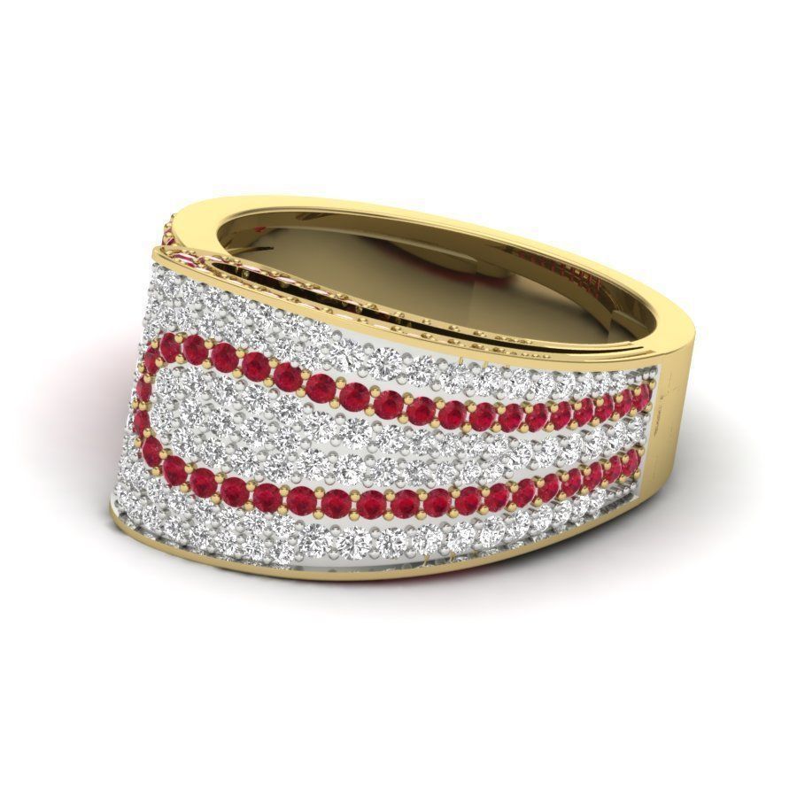 Women cocktail ring 3dm render detail 3D print model 3D print model_4