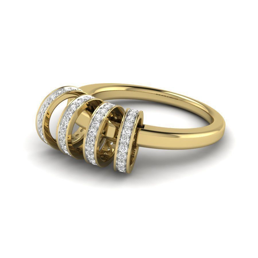 Women ring 3dm render detail 3D print model 3D print model_4