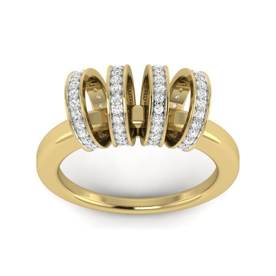 Women ring 3dm render detail 3D print model 3D print model_1