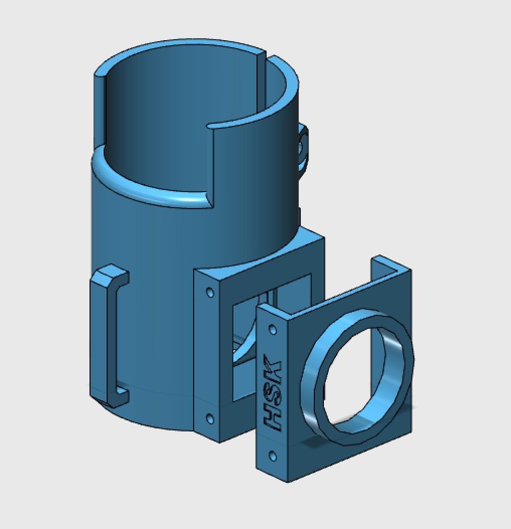 Lens Bracket for HSK Angle Sight 3D print model_4