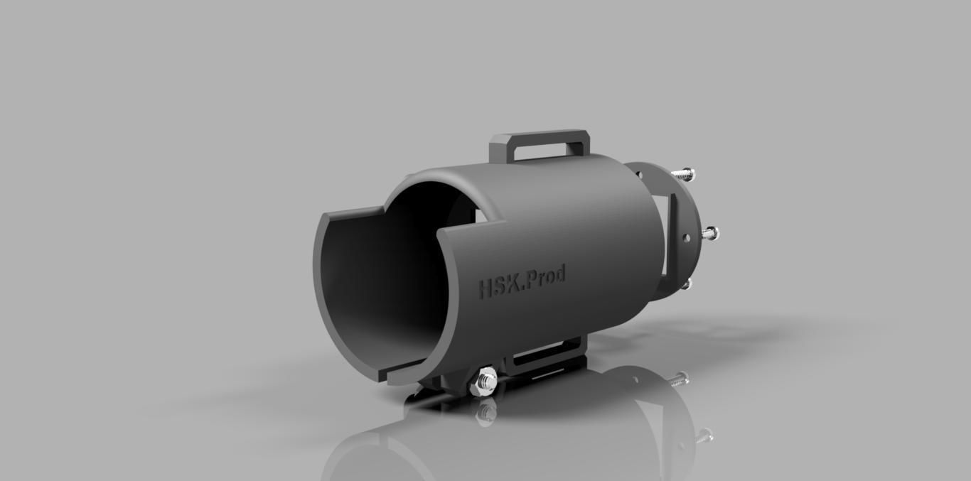 Lens Bracket for HSK Angle Sight 3D print model_6