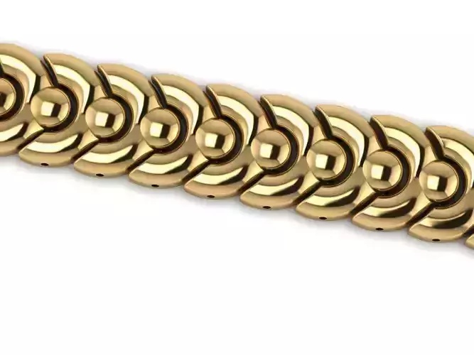 Bracelet 8 gold chain