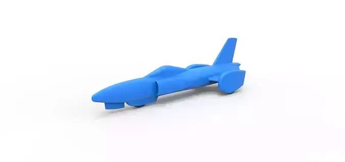 Spirit of America jet car 1964 Scale 1 to 50 3D print model