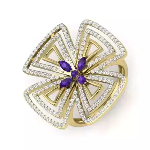 Women ring 3dm render detail 3D print model