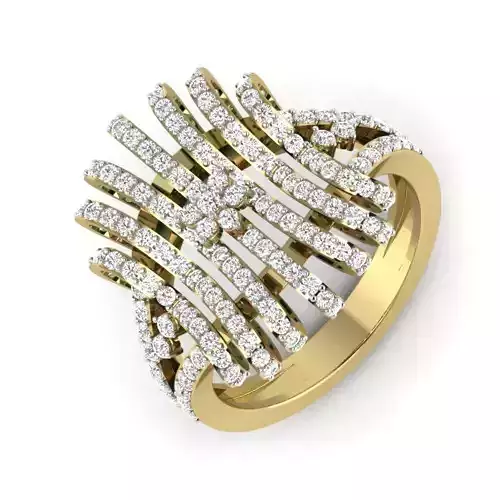 Women cocktail ring 3dm render detail 3D print model