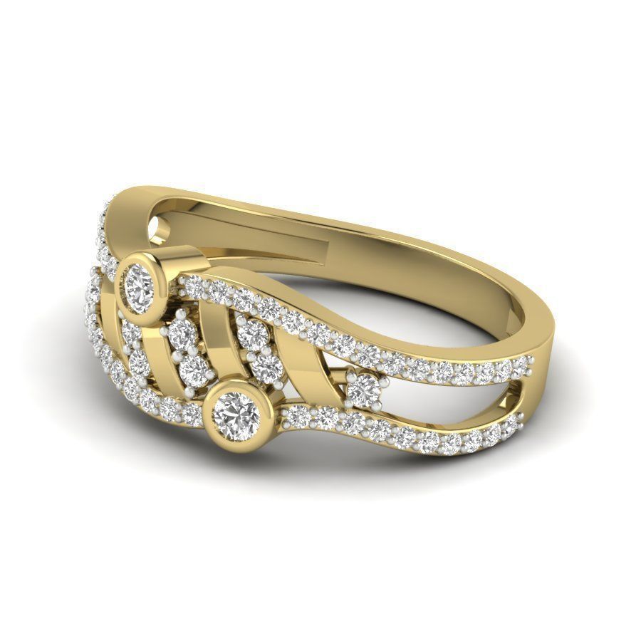 Women ring 3dm render detail 3D print model 3D print model_4