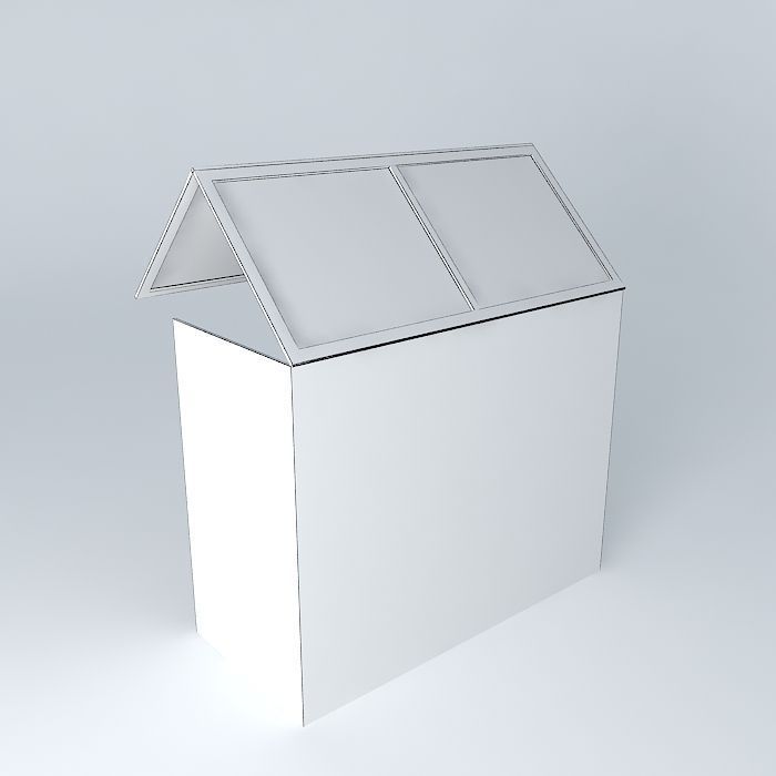 cnc cabinet with machine, control box and pc Free 3D model_4